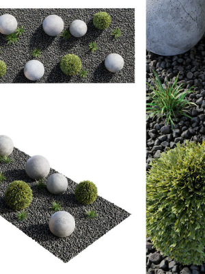 Modern Courtyard 04 - PBR - 4K - Midpoly