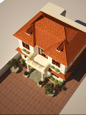 Modern Villa Detail 3D model