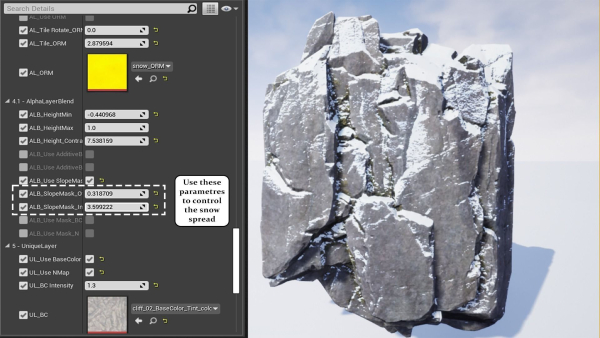 Modular Realistic Looking Cliffs and Rocks UE