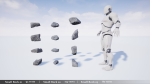 Modular Realistic Looking Cliffs and Rocks UE
