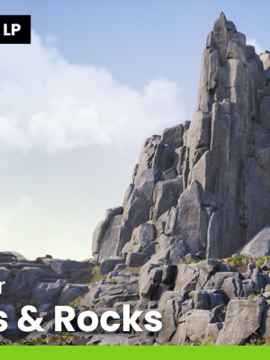 Modular Realistic Looking Cliffs and Rocks UE