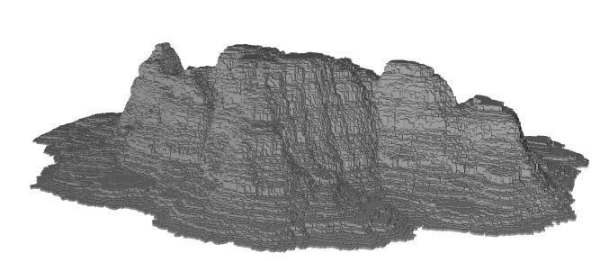 Mountain rock formation