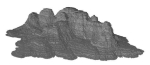 Mountain rock formation