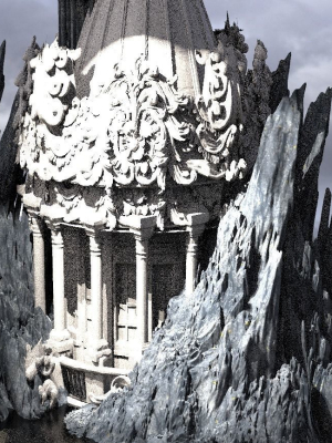 Mountain Castle Retreat Kit bash 2