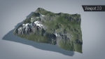 Mountain Summer and Winter Textures
