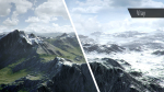 Mountain Summer and Winter Textures