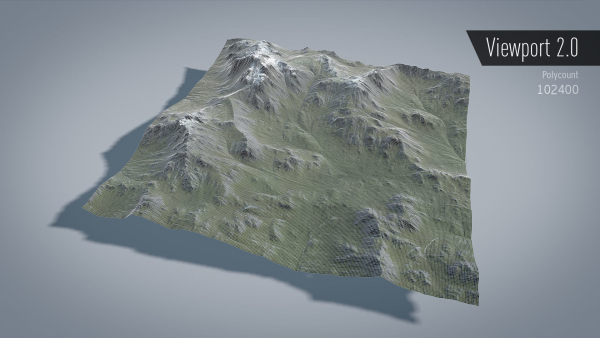 Mountain Summer and Winter Textures