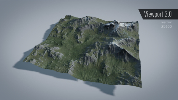 Mountain Summer and Winter Textures