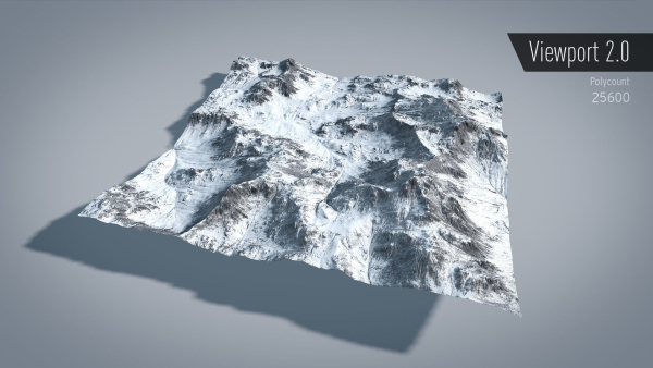 Mountain Summer and Winter Textures