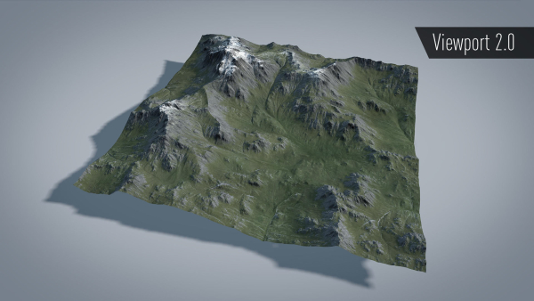 Mountain Summer and Winter Textures