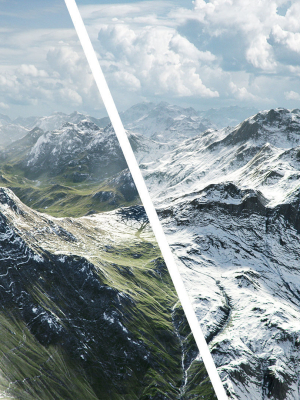 mountain-summer-and-winter-textures-3d-model-low-poly-obj-fbx-ma-mel