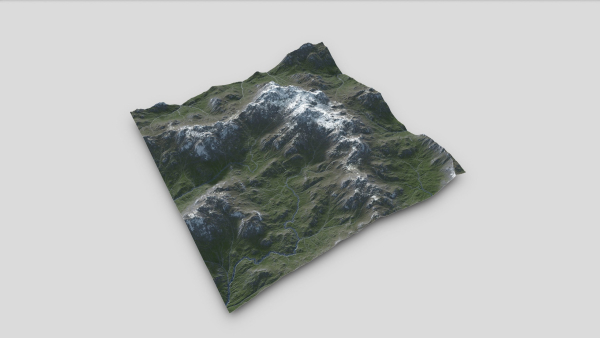 Mountain Summer and Winter Textures