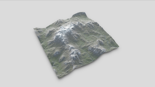 Mountain Summer and Winter Textures