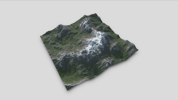 Mountain Summer and Winter Textures