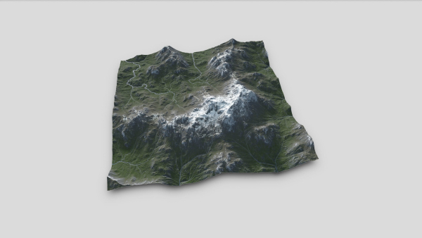 Mountain Summer and Winter Textures
