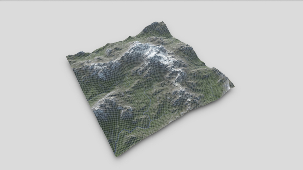 Mountain Summer and Winter Textures