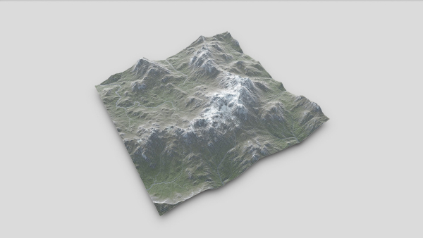 Mountain Summer and Winter Textures
