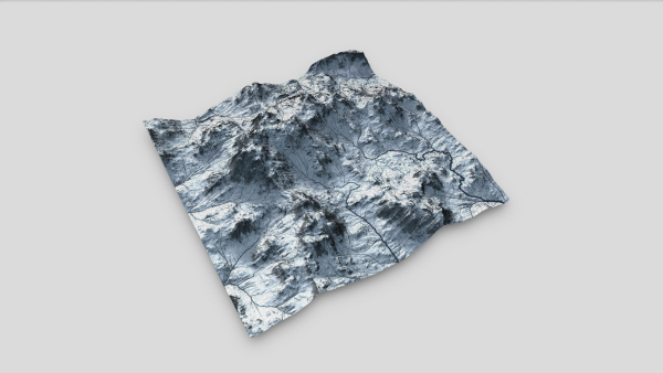 Mountain Summer and Winter Textures