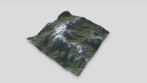Mountain Summer and Winter Textures