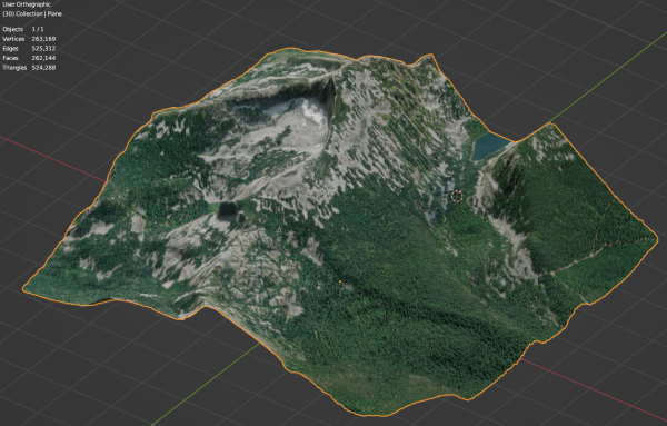 Mountain Valley Landscape