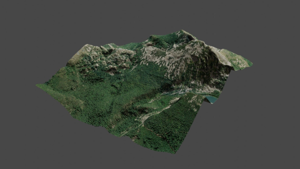 Mountain Valley Landscape