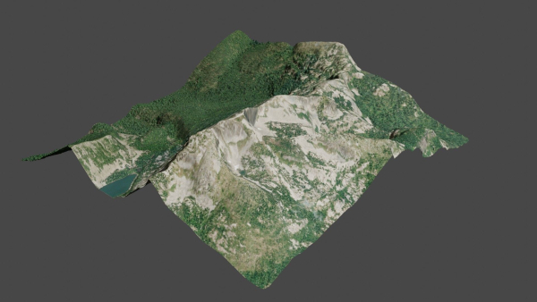 Mountain Valley Landscape