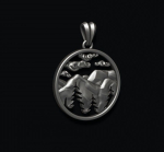 Mountains pendant