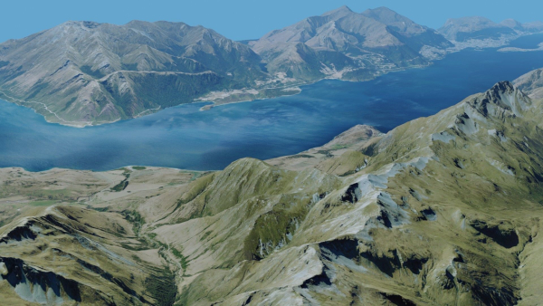 Mountains Valley Range - Queenstown New Zealand