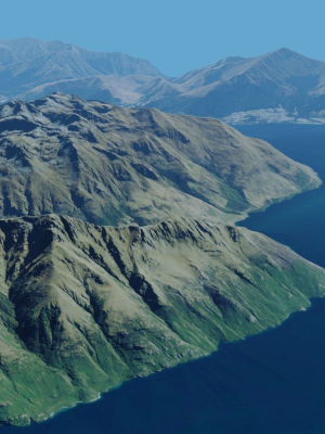 Mountains Valley Range - Queenstown New Zealand
