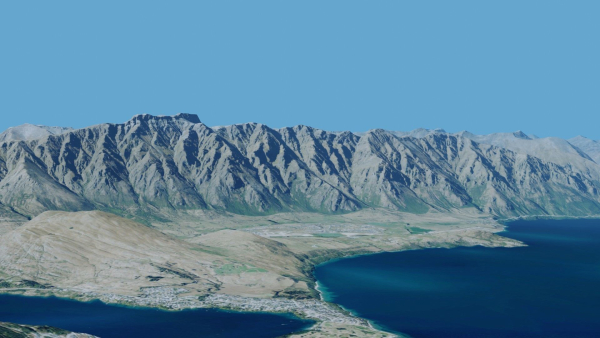 Mountains Valley Range - Queenstown New Zealand