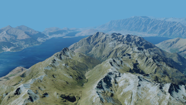Mountains Valley Range - Queenstown New Zealand