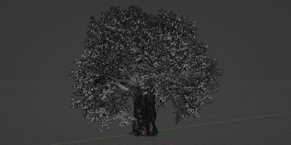 Mysterious tree vol 251-Blender