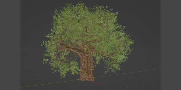 Mysterious tree vol 251-Blender