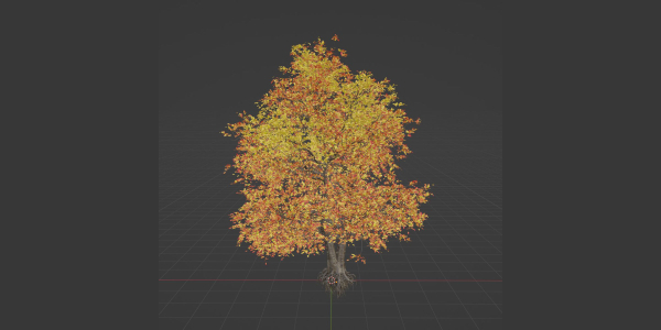 Natural tree for landscape vol 215-Blender