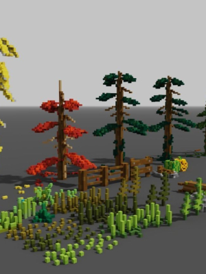 nature-pack-magicavoxel-source-3d-model-low-poly-obj-unitypackage