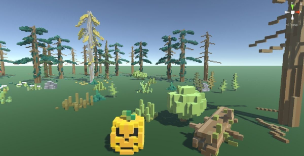 Nature Pack MagicaVoxel Source