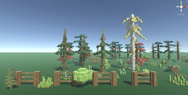 Nature Pack MagicaVoxel Source