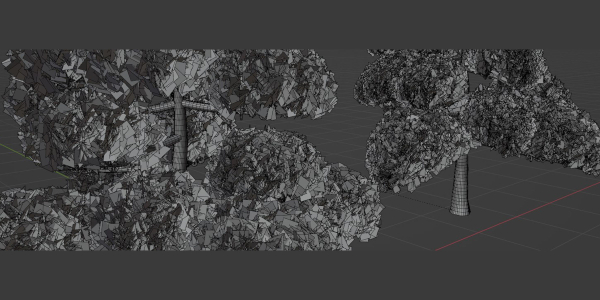 Niwaki trees for garden vol 151-Blender