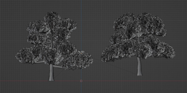 Niwaki trees for garden vol 151-Blender