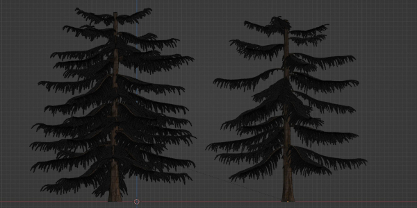 Norfolk Island pine vol 36-Blender