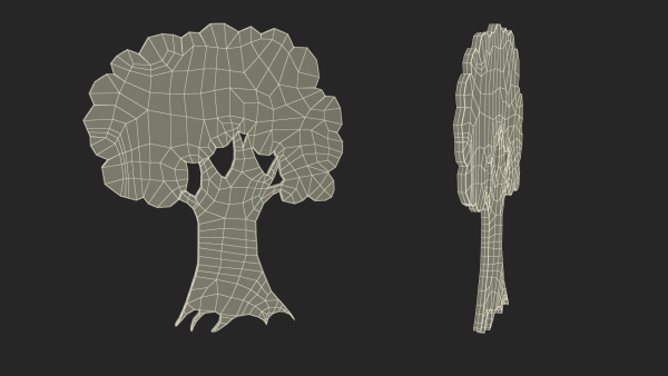 Oak Tree Silhouette