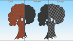 Oak Tree Silhouette