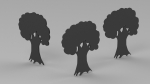 Oak Tree Silhouette