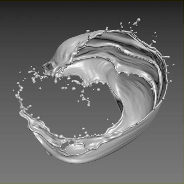 Oil Liquid Water splash