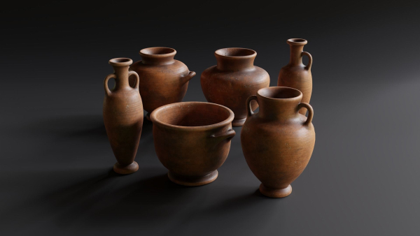 Old Clay Pots and Vases