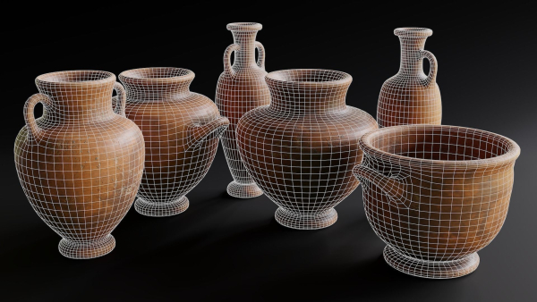 Old Clay Pots and Vases