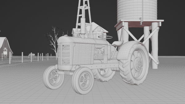 Old Farm 3d Scene