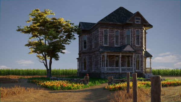 Old Farm 3d Scene