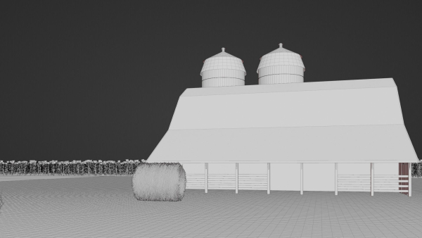 Old Farm 3d Scene