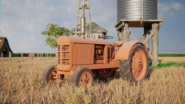 Old Farm 3d Scene